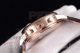 Perfect Replica Omega Speedmaster Rose Gold Smooth Bezel Leather Strap 42mm (4)_th.jpg